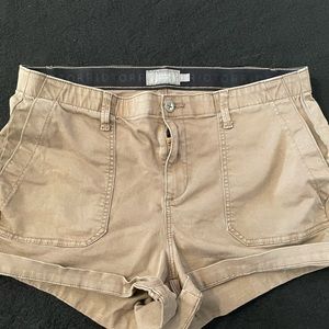 Torrid Tan Denim Shorts